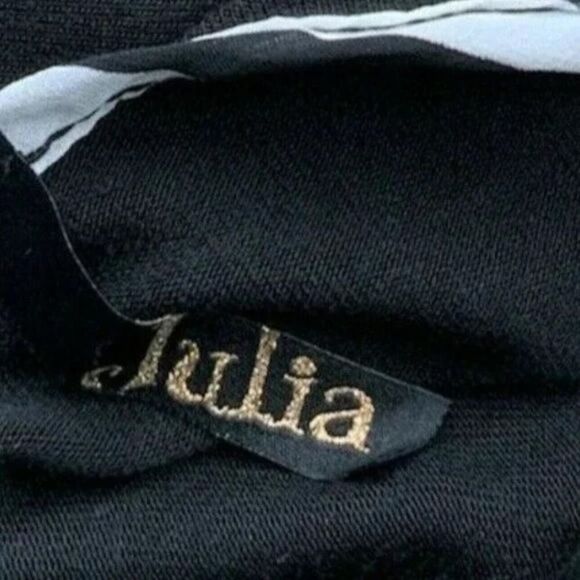 Sheer Women's Lightweight Black and White Striped Summer Shirt Top Size Medium - Picture 4 of 5